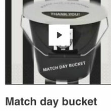 Load image into Gallery viewer, Match day bucket supporting nufc fans foodbank
